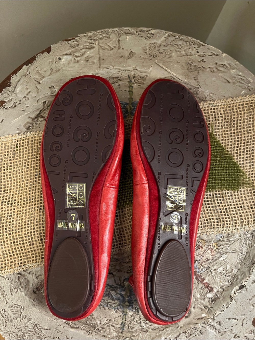 Red flats - Picture 4 of 5